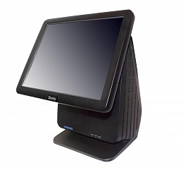 POS-компьютер моноблок Sam4s SPT-7000, 2Gb/no HDD, монитор 15“ сенсорный, черный (4xCOM)